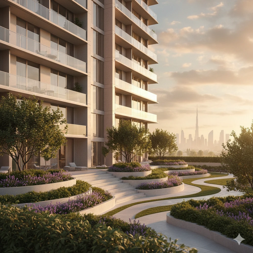 a living room filled with furniture and a large window